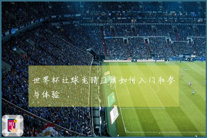 世界杯让球竞猜应该如何入门和参与体验